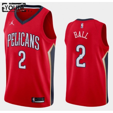 Maillot Basket New Orleans Pelicans Lonzo Ball 2 2020-21 Jordan Brand Statement Edition Swingman - Enfant